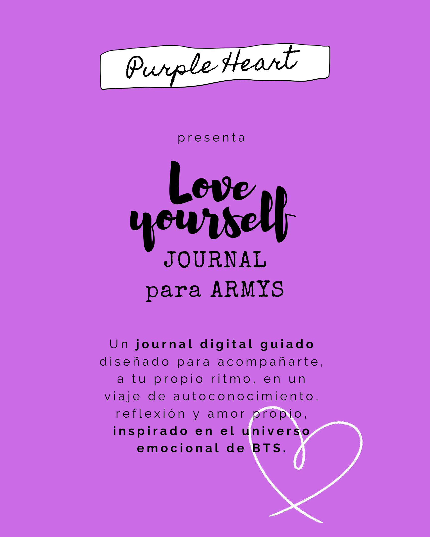 Portada — Love Yourself Journal para ARMYS