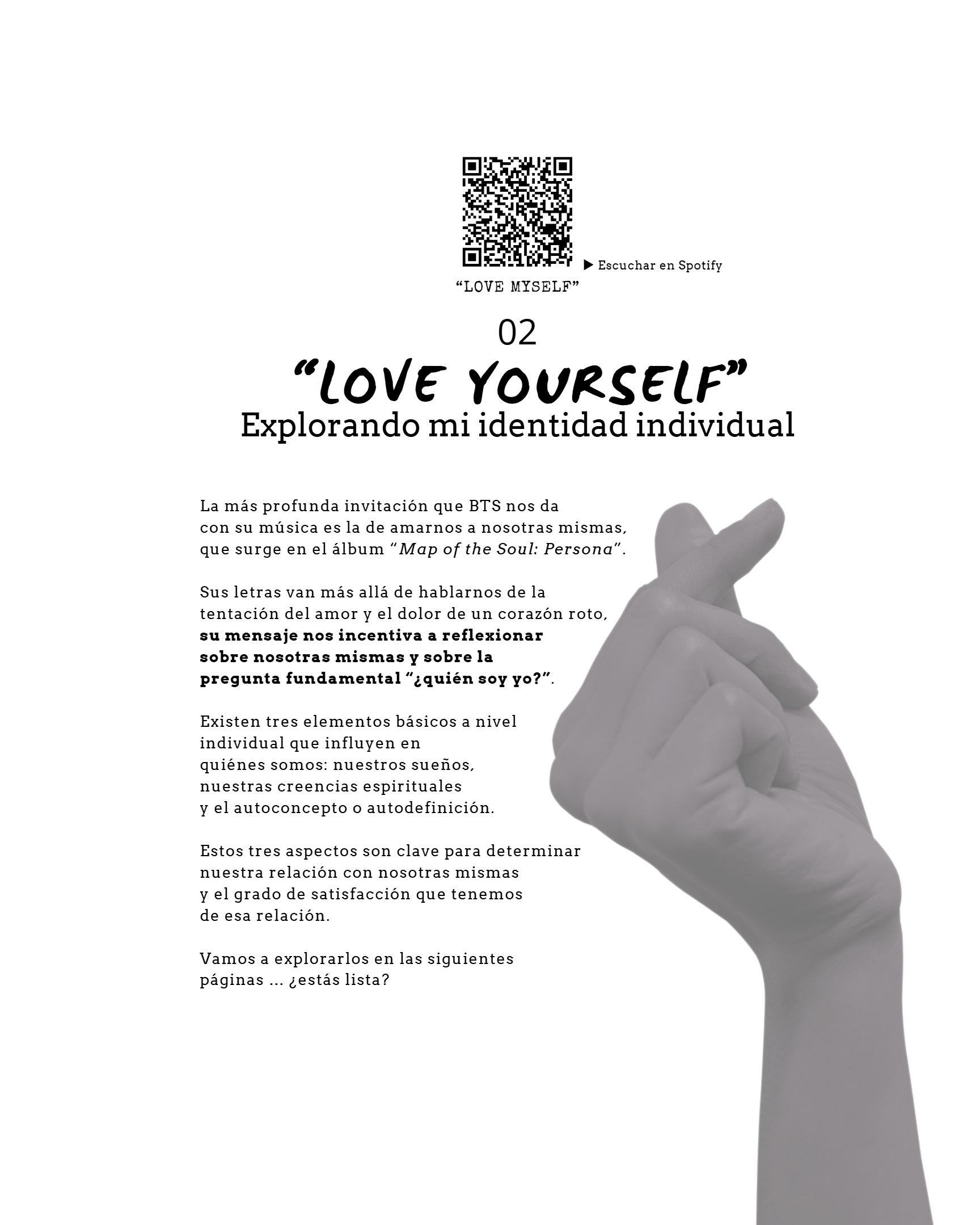 Capítulo 02 Love Yourself — identidad individual