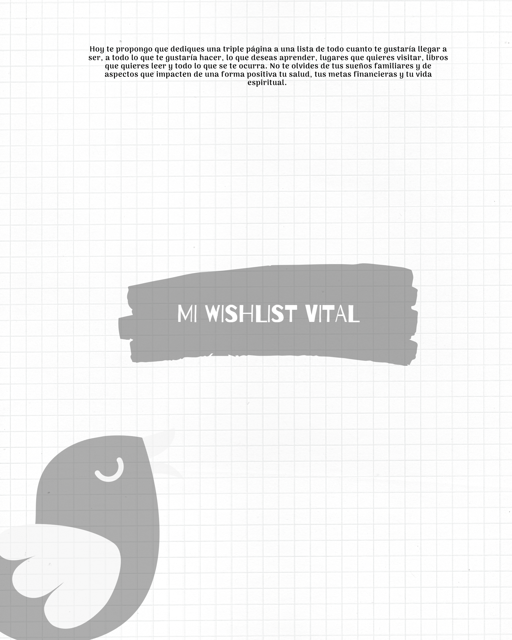 Mi Wishlist Vital — sueños y metas
