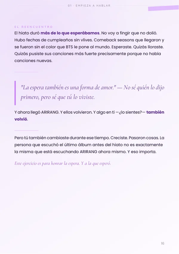 El Reencuentro — honrar la espera y el regreso de BTS