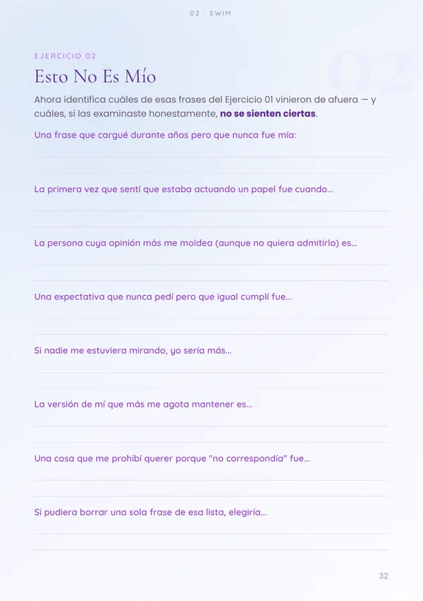 Esto No Es Mío — identificar qué voces son realmente tuyas